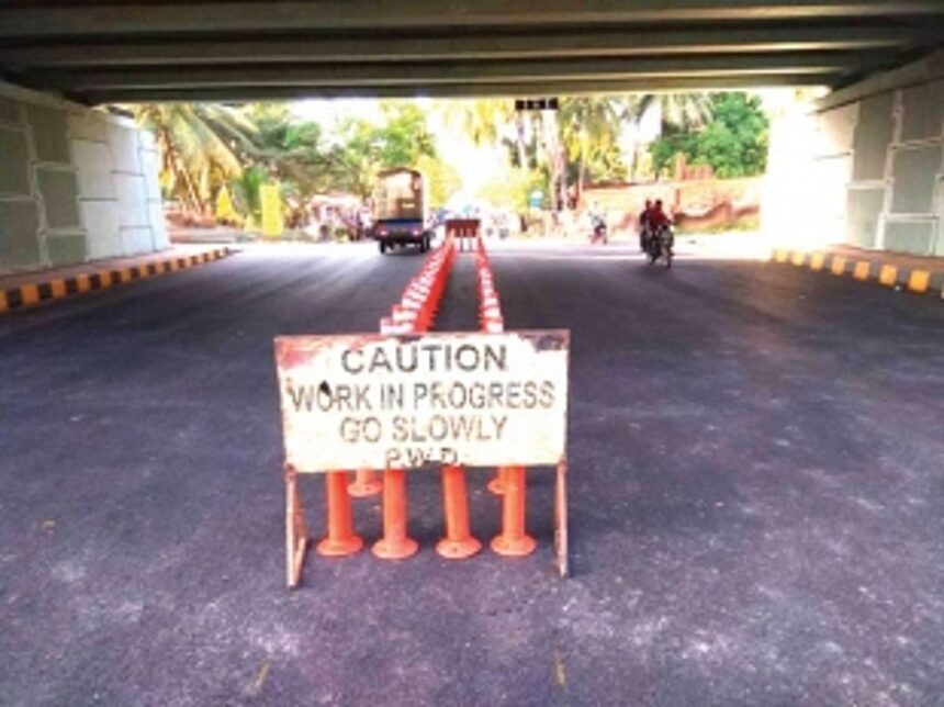 Road dividers erected in Bastora underpass