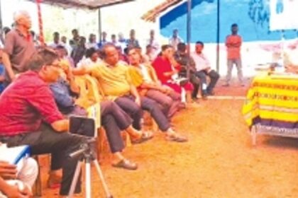 Road expansion issue dominates Bhoma-Adkon gram sabha