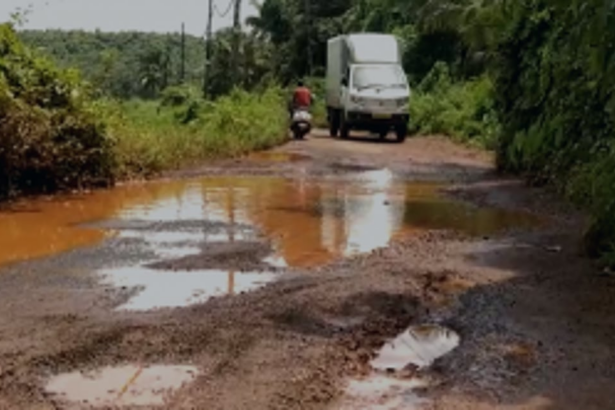 Road from Deoulwada to Dandoswada in pitiable condition