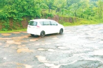 Road to nowhere at Curchorem & for years govt is ‘studying’  the matter