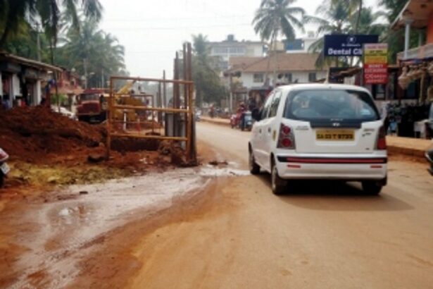 Road works, EDM festivals set to  ‘choke’ Calangute-Anjuna coast