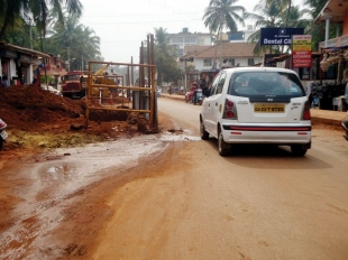 Road works, EDM festivals set to  ‘choke’ Calangute-Anjuna coast