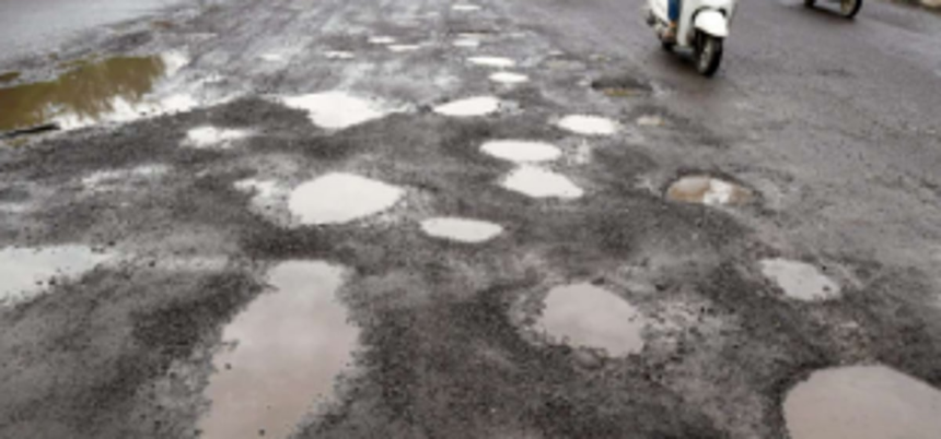 Roads in Vasco are plagued with potholes and crying for attention