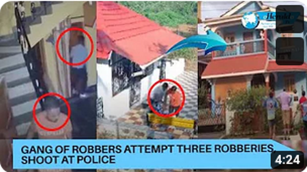 Robberies & attempts have happened, alarm bells are ringing now