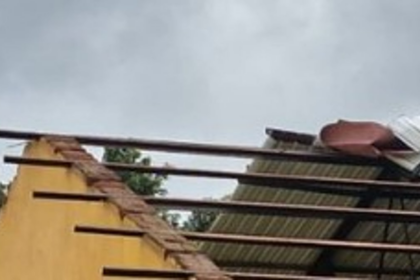 Roof of Civil Supplies Godown in Curti Damaged by Windstorm; Rainwater Threatens Structural Integrity