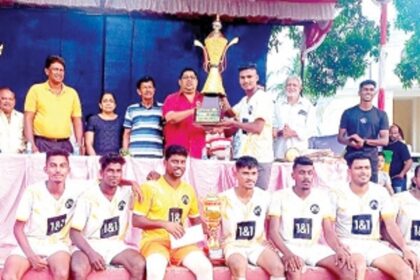Rosary Boys lift 15th Rebello Pandal trophy
