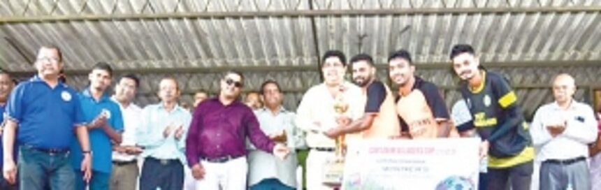 Rossman Cruz lift Curtorim Villagers Cup