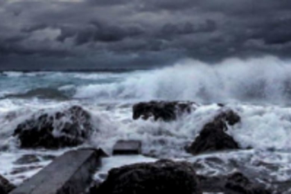 Rough weather conditions prevent traditional fishermen from venturing into sea