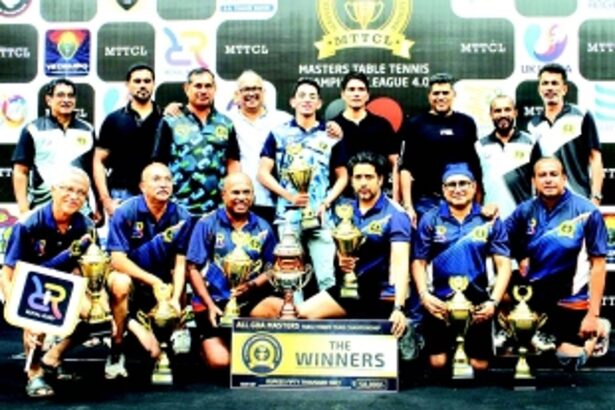 Royal Ruby crowned table tennis champions