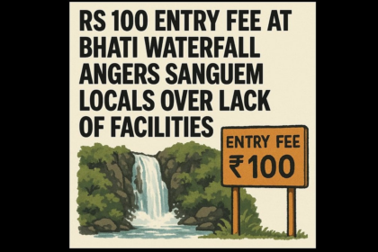 Rs 100 Entry Fee at Bhati Waterfall Angers Sanguem Locals Over Lack of Facilities
