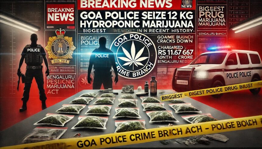 Rs 12 crore drug haul in Guirim ( Goa ) 1 Rs 12 crore drug haul in Guirim ( Goa )