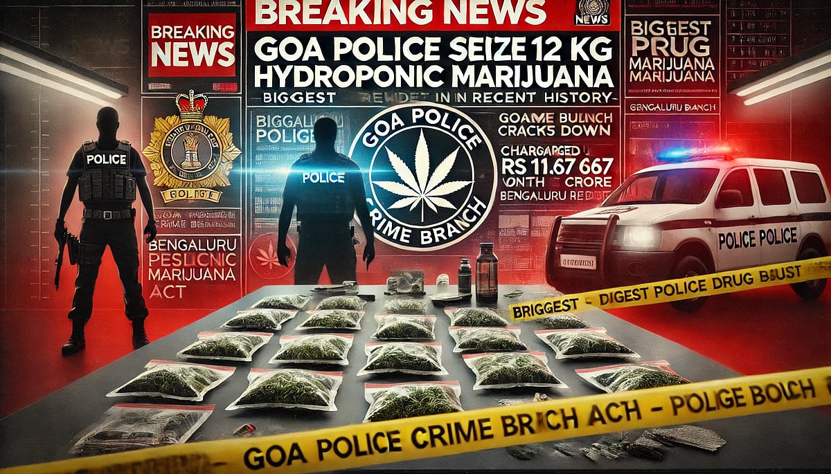Rs 12 crore drug haul in Guirim ( Goa )