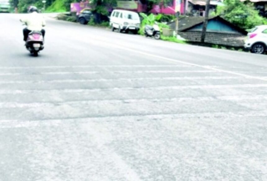 Rumbler strips in Vasco which caused inconvenience removed