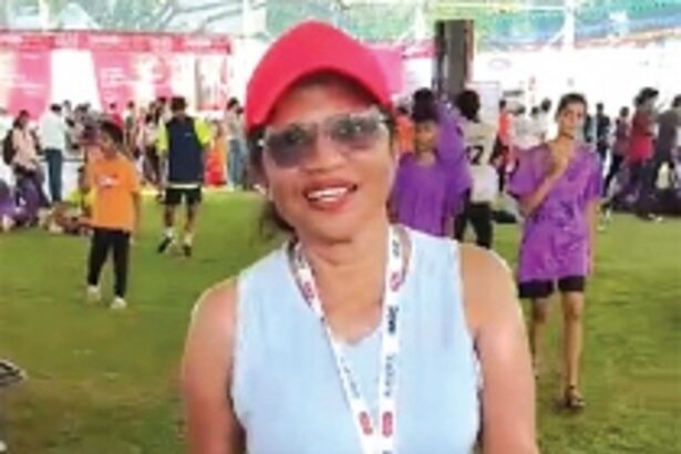 Running her own race in life