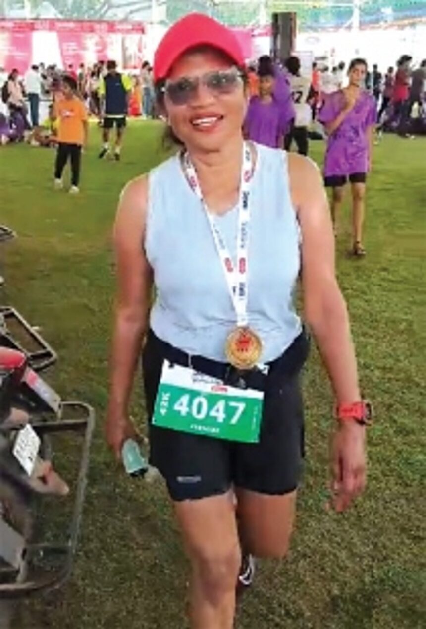 Running her own race in life