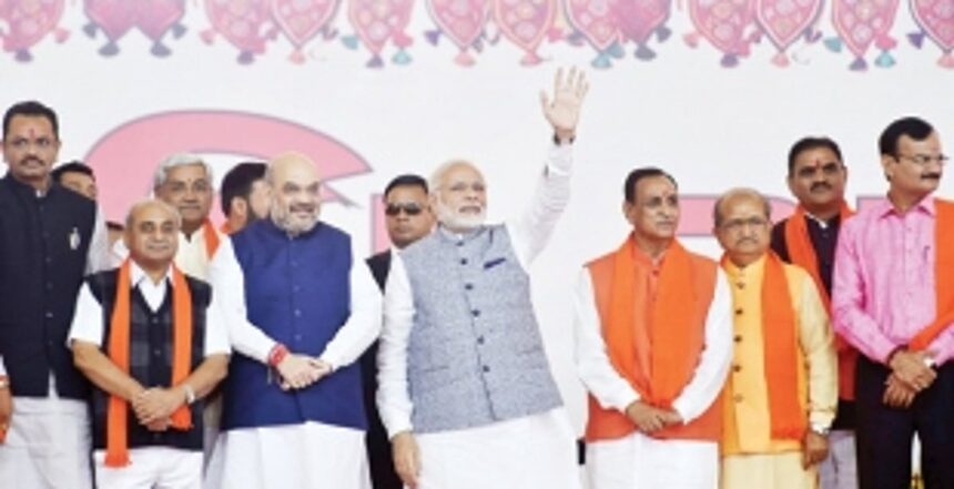 Rupani sworn-in as Gujarat CM
