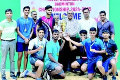 S S Dempo College of Commerce & Economics clinch  Men, Women Badminton GU Inter-Collegiate C’ships