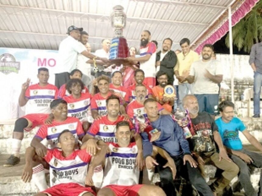 SAI Veterans lift 1st Morjim Veterans Football Cup