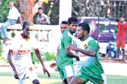 SALGAOCAR FC SINK PANJIM FOOTBALLERS