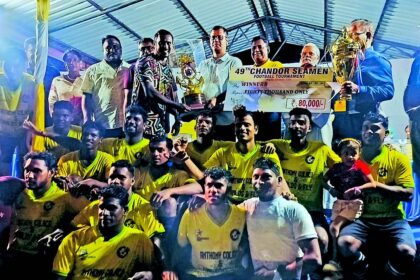 SC Davorlim lay hands on
Chandor Seamen Cup