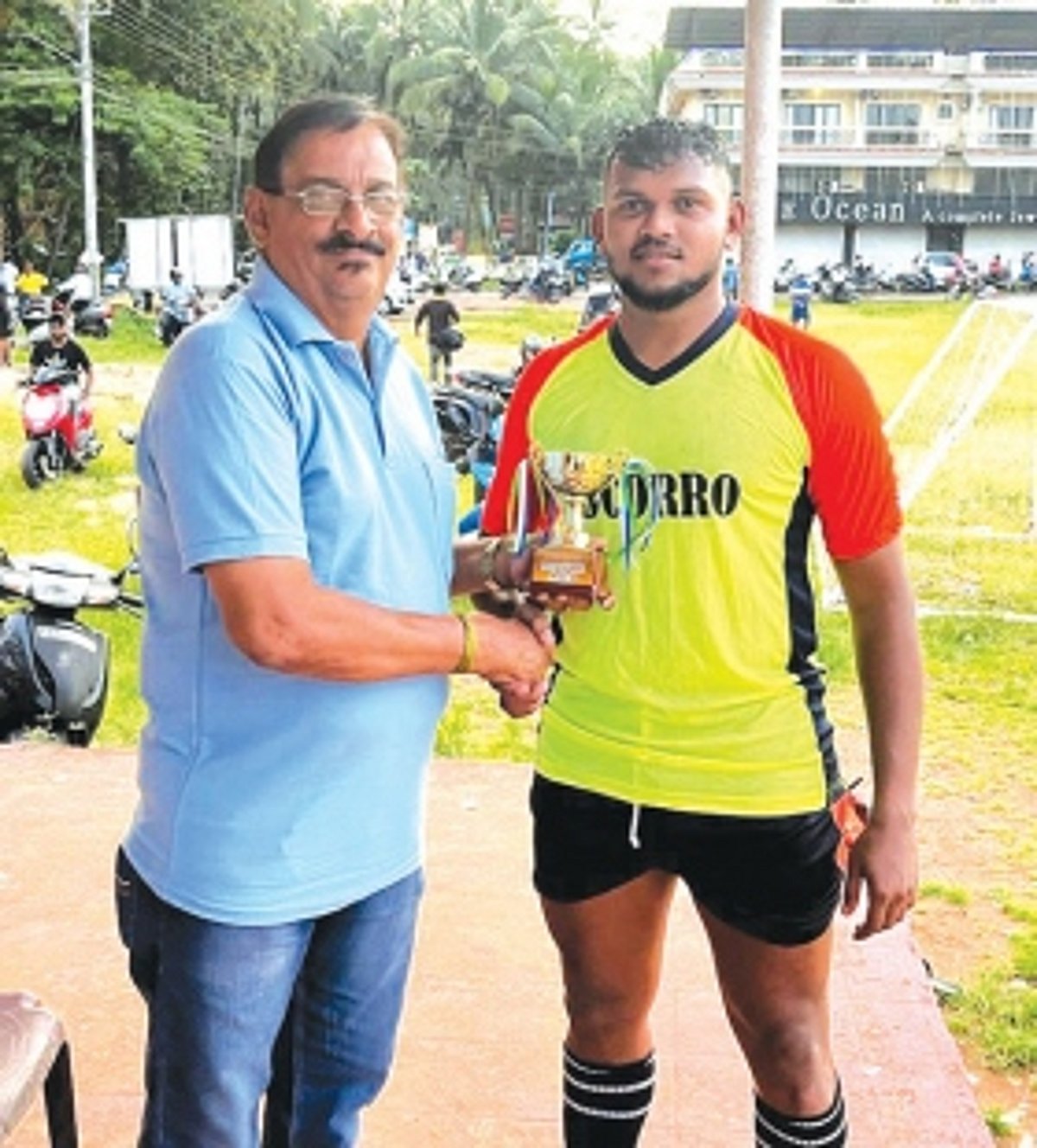 SC Davorlim stage remarkable comeback  with Reeve’s hat-trick, enter finals