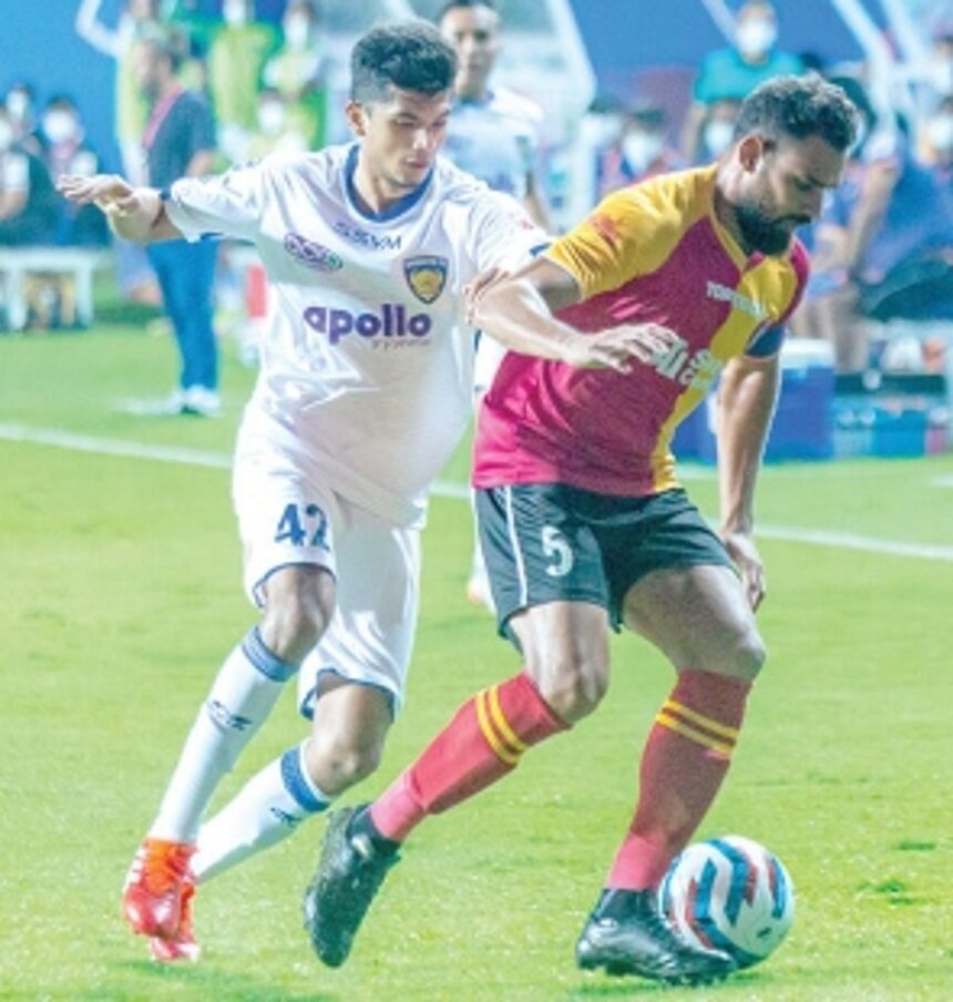 SC East Bengal hold Chennaiyin FC in game of two halves