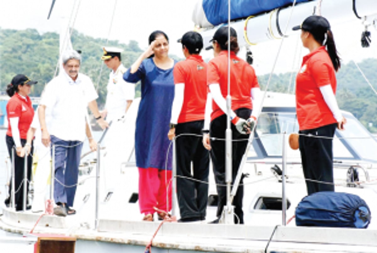 SHE SAILS, SHE SOARS FROM GOA SHORES