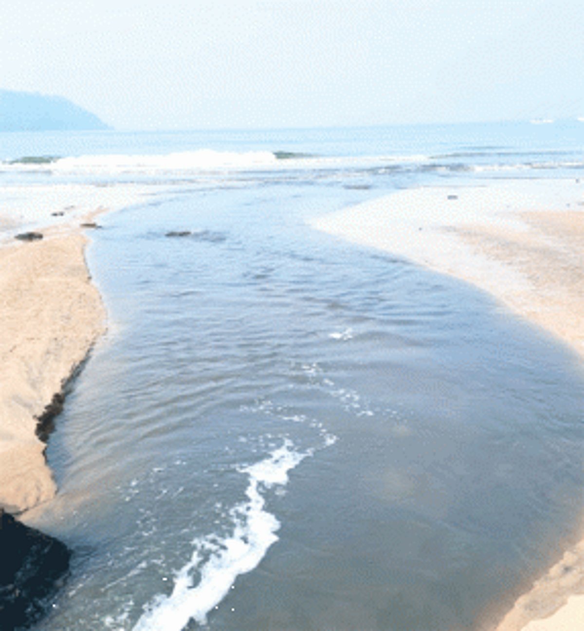 SHOCKING: Google Map shows suspicious black patch at Baina beach