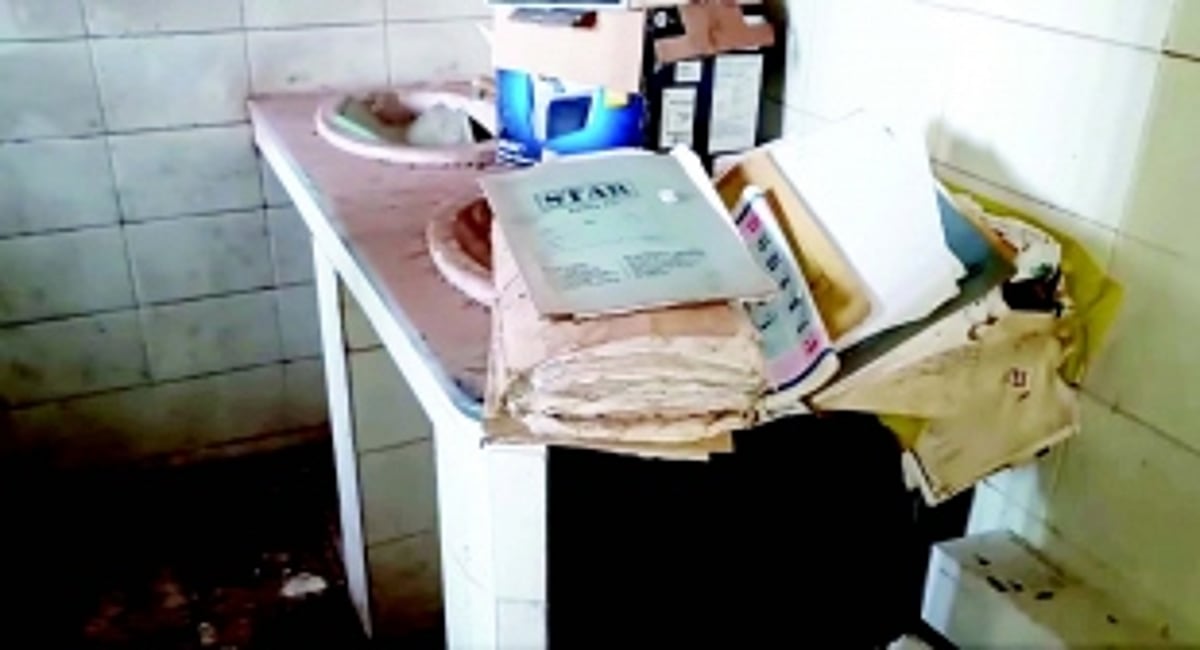 SHOCKING: TCP dept files found dumped in unused toilet of Osia building complex