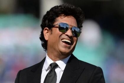 Sachin Tendulkar inaugurates indoor cricket pitch and auditorium at Canacona school