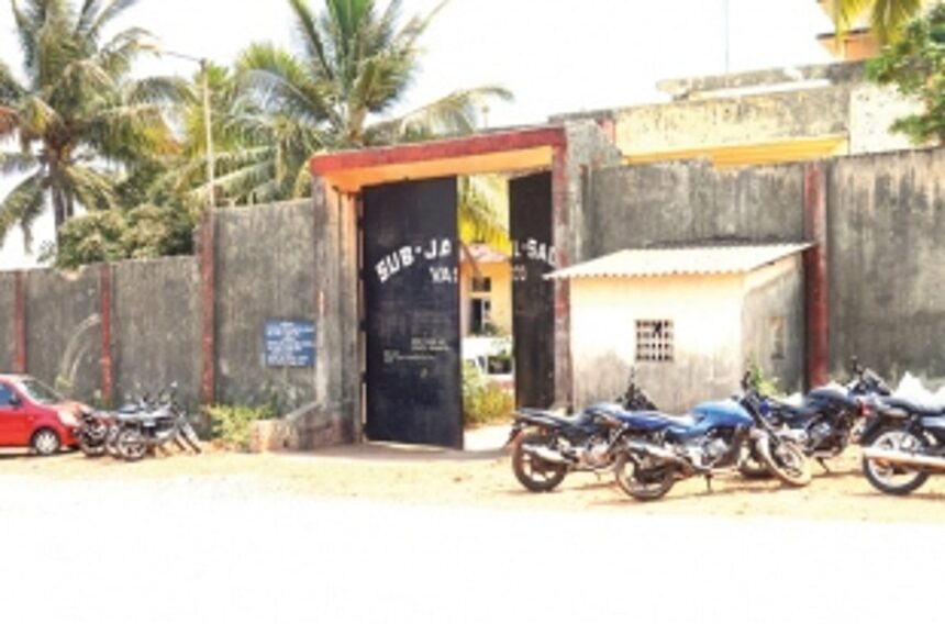 Sada jail inmates shifted to Colvale facility 1 Sada jail inmates shifted to Colvale facility