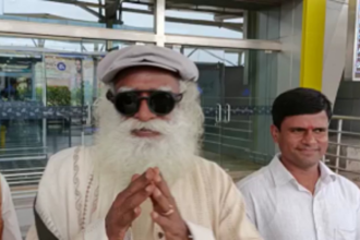 Sadhguru Jagadish Vasudev arrives in Goa