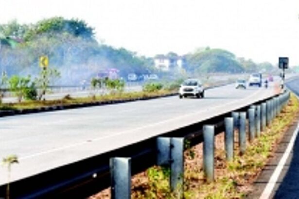 Safety measures needed on perilous road near Bambolim Holy Cross shrine