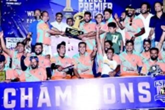 Sai Vignesh emerge cricket champions