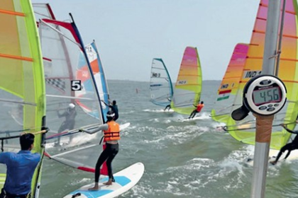 Sail Goa 2025: Day 1 Sees Delays, Strong Finishes as Winds Pick Up