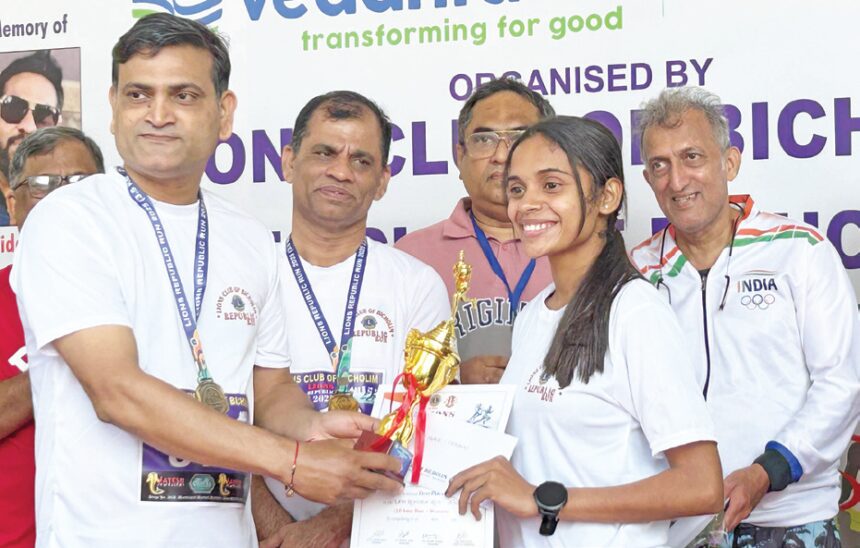Sakshi Kale triumphs at Republic Run 2025 1 Sakshi Kale triumphs at Republic Run 2025