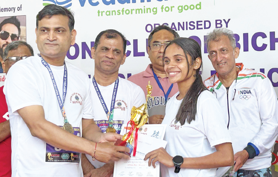 Sakshi Kale triumphs at Republic Run 2025