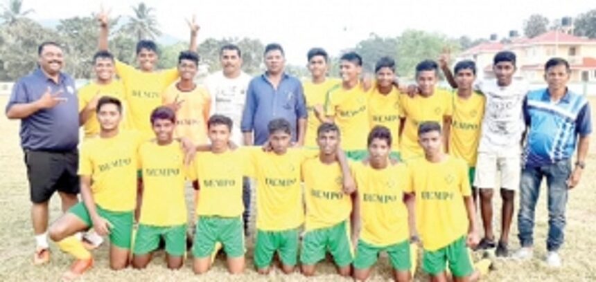 Salcete FC GFA U-16 South Goa champs