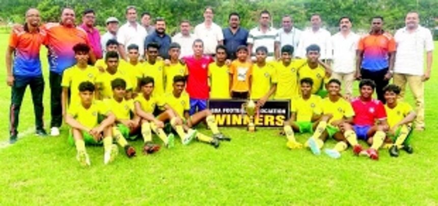 Salcete FC emerge GFA U-17 Division II League champions