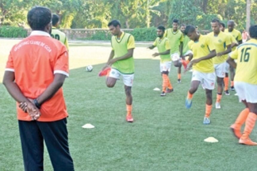 Salgaocar FC and Sporting Clube clash in crucial tie 1 Salgaocar FC and Sporting Clube clash in crucial tie