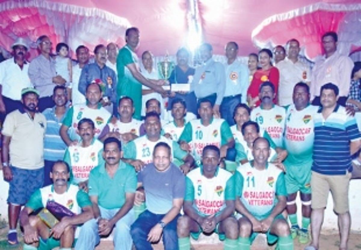 Salgaocar Veterans win V M Salgaocar Memorial football