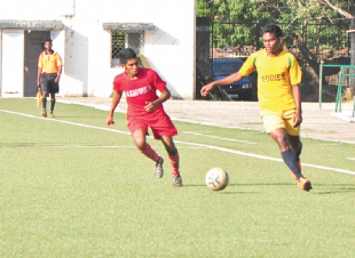 Saligao SC hammer  Siolim Sodiem