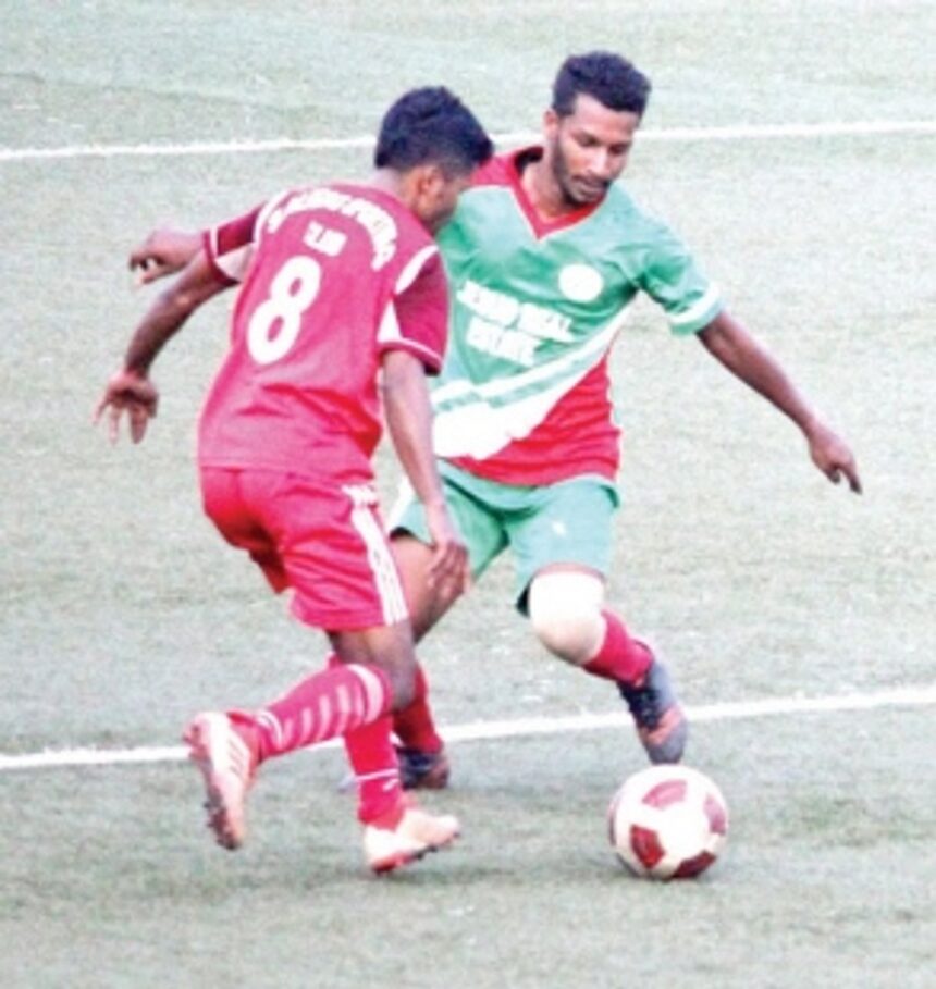 Saligao Sporting maul Holy Cross SC