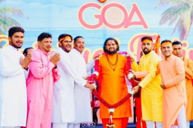 Samudra Mahaarati Ceremony Marks Goa Spiritual Festival's Inauguration