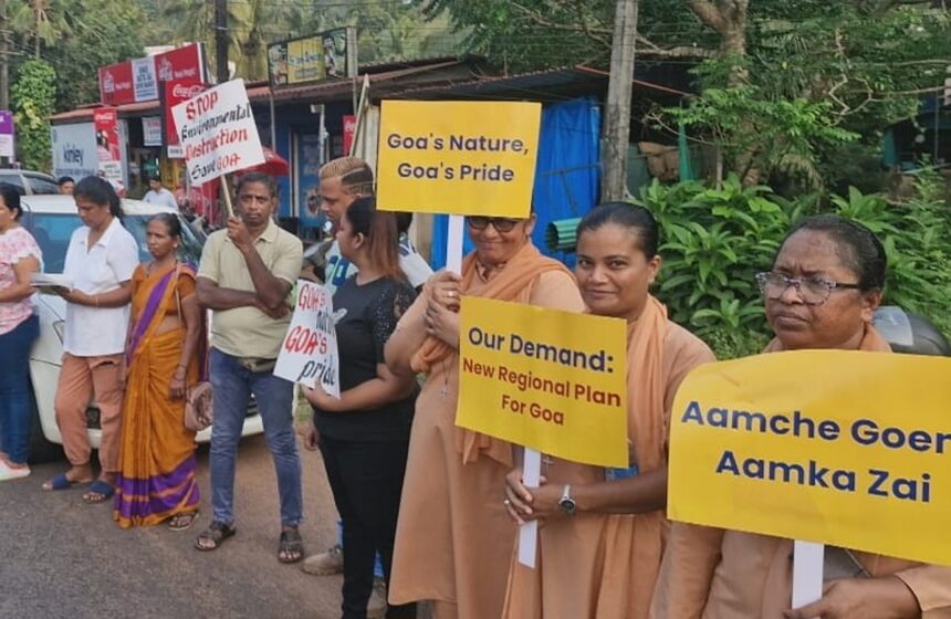 Sancoale Villagers say ‘NO’ to land conversion, demand new Regional Plan 1 Sancoale Villagers say ‘NO’ to land conversion, demand new Regional Plan