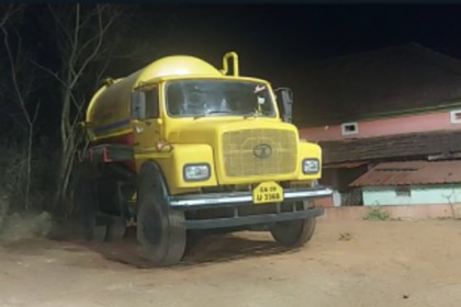 Sancoale locals catch septic tanker illegally discharging sewage in residential area