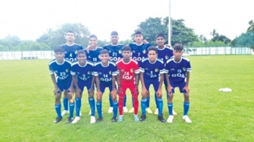 Sangam scores hat-trick as Goa drubs TN 1 Sangam scores hat-trick as Goa drubs TN