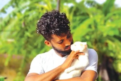 Sangolda youth Rudy Alvares finds peace  and purpose in the company of animals