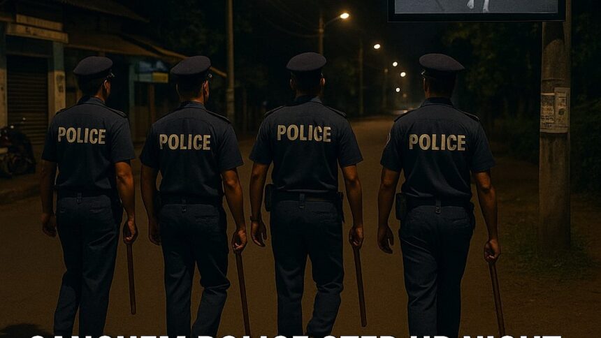 Sanguem Police Boost Night Patrol After Naked Intruder Caught on CCTV