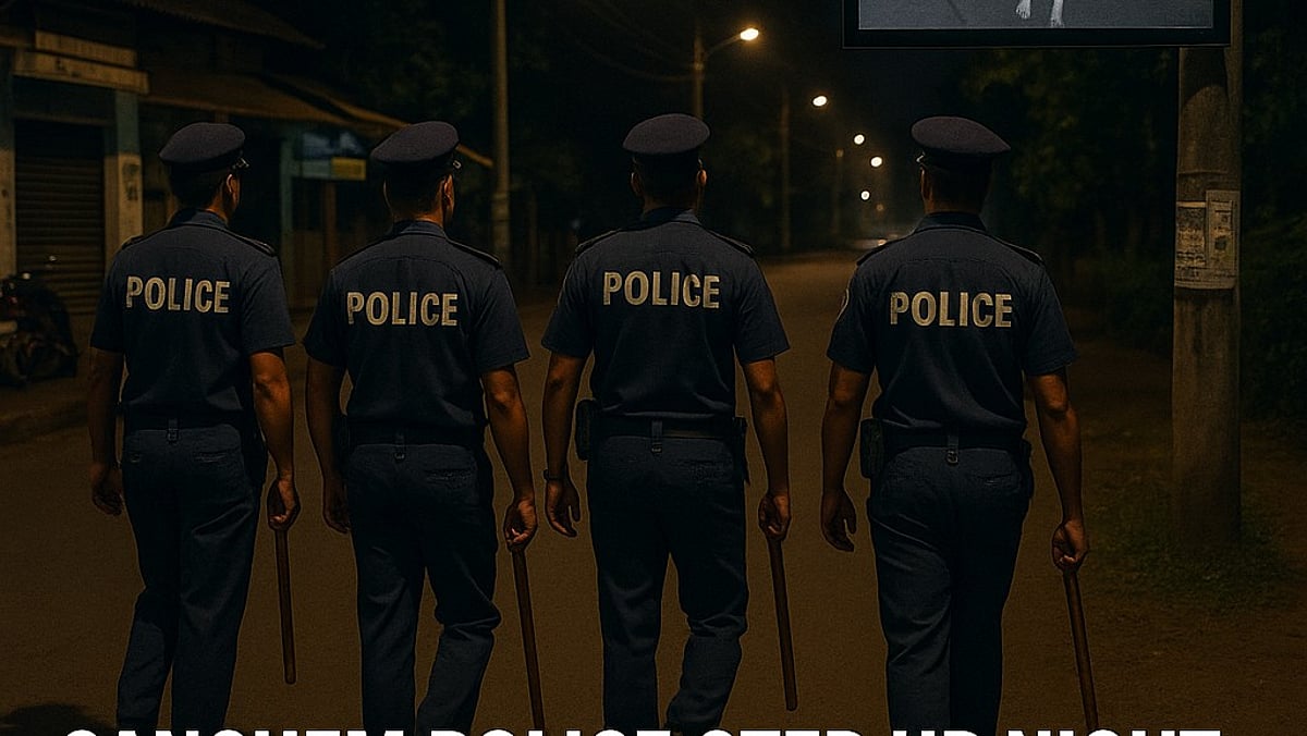 Sanguem Police Boost Night Patrol After Naked Intruder Caught on CCTV